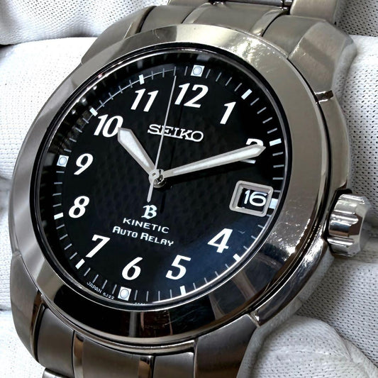 SEIKO BST085 Kinetic Men's Watch — Japanese
