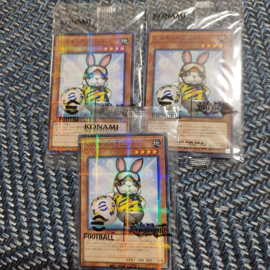 Yu-Gi-Oh Neymar Token Rescue Rabbit eFootball Collaboration Pack — Japanese