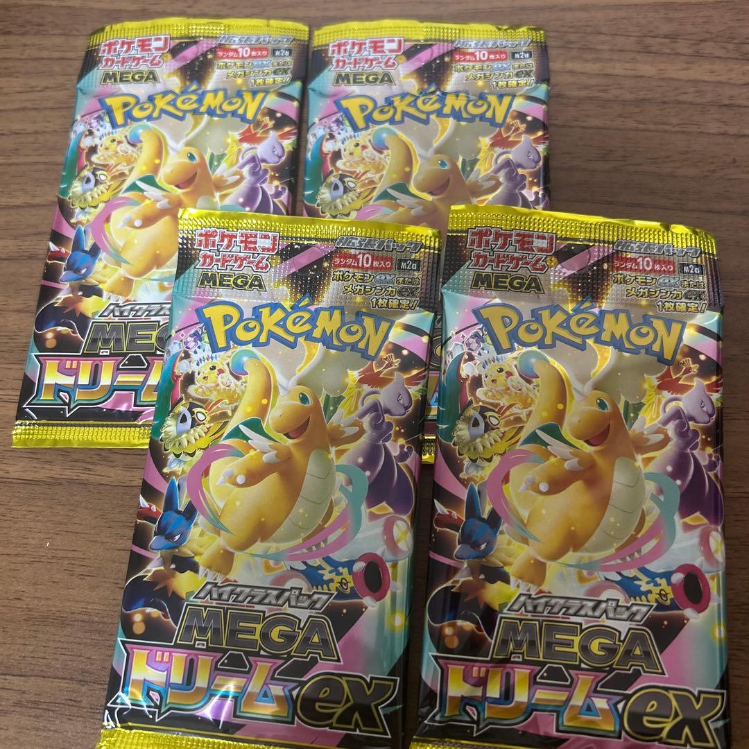 Pokemon Pokémon Card Game Mega Dream ex 4 Pack Set Pack — Japanese