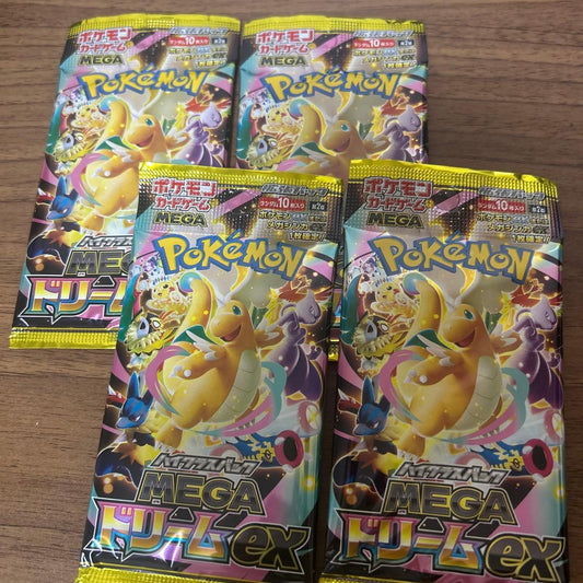 Pokemon Pokémon Card Game Mega Dream ex 4 Pack Set Pack — Japanese