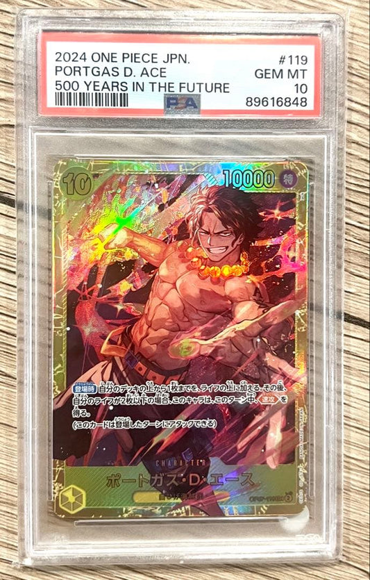 PSA 10 One Piece Portgas D. Ace SEC — Japanese