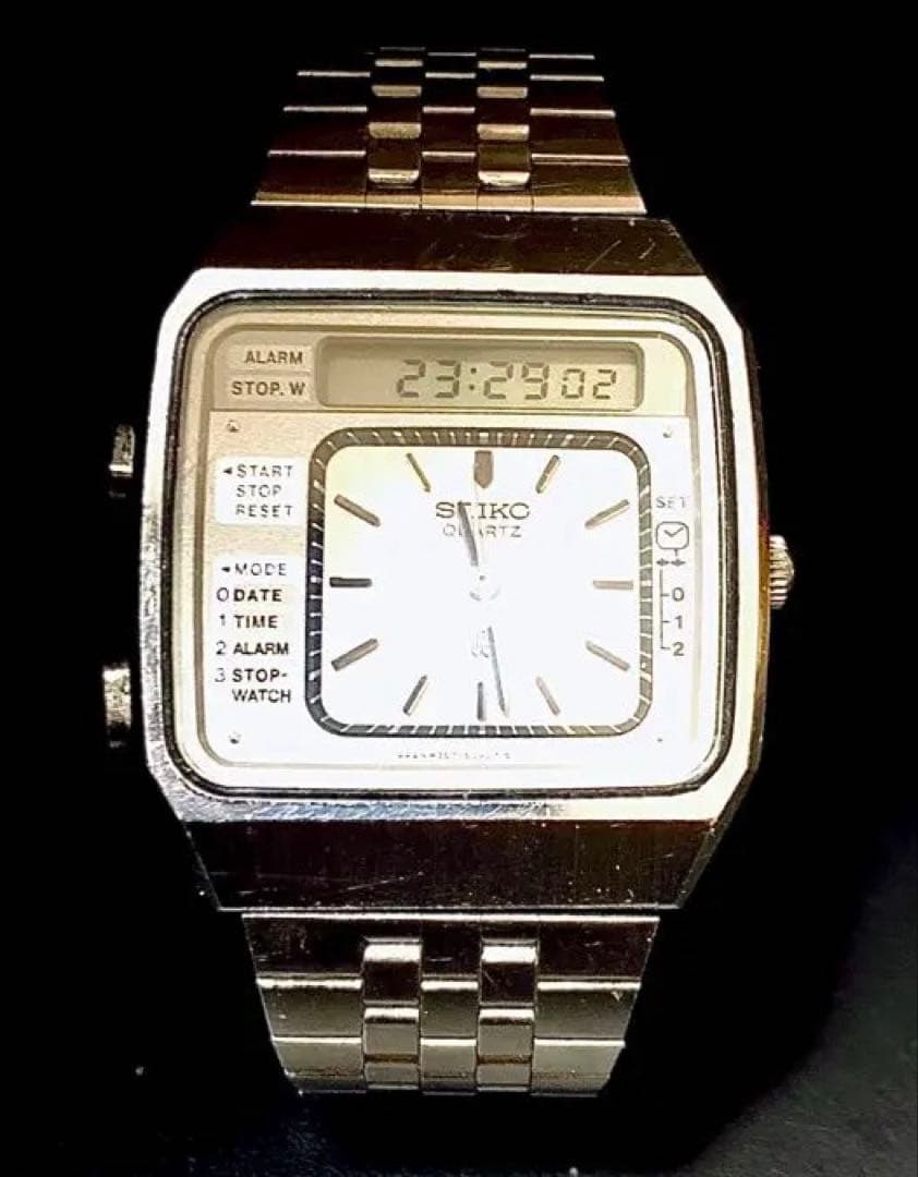 SEIKO SBTR009 Digital Men's Watch — Japanese