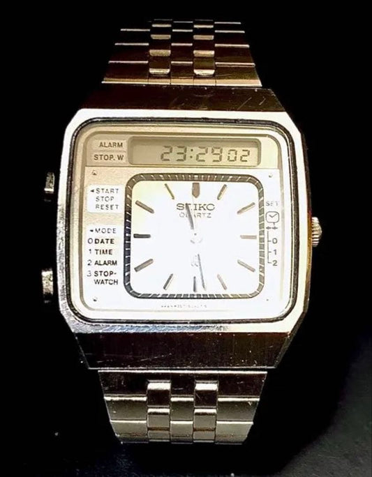 SEIKO SBTR009 Digital Men's Watch — Japanese