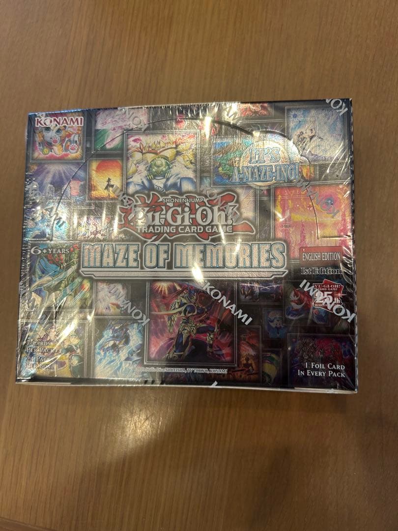 Yu-Gi-Oh Maze of Memories Box — Japanese