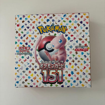 Pokemon Pokémon Card 151 Box 20 Packs Unopened with Peel Box — Japanese