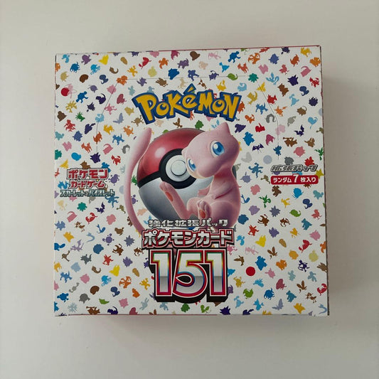 Pokemon Pokémon Card 151 Box 20 Packs Unopened with Peel Box — Japanese