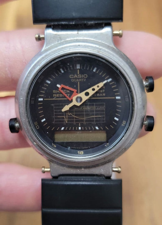 CASIO AW-500 Digital Men's Watch — Japanese