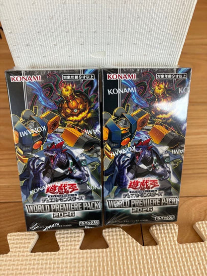 Yu-Gi-Oh Star☆World Premiere Pack 2026 2Box Shrink Wrap Included Box — Japanese