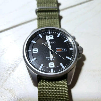 SEIKO Kinetic Series Men's Watch — Japanese