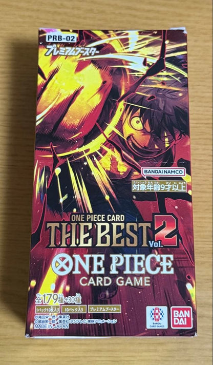 One Piece ONE PIECE CARD GAME THE BEST Vol.2 Box — Japanese