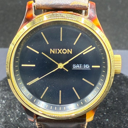 NIXON Day Date Quartz Men's Watch — Japanese