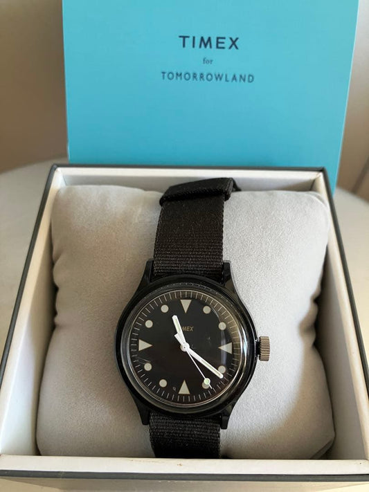 TIMEX TOMORROWLAND BLACK Quartz Men's Watch — Japanese