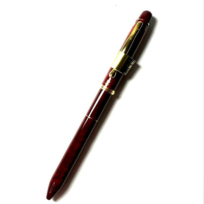 PILOT 2+1 EXECT pen set in black and red marble color, unused condition