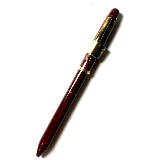 PILOT 2+1 EXECT pen set in black and red marble color, unused condition