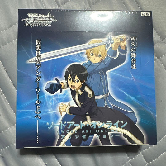 Weiss Schwarz Sword Art Online Sword Art Online Alicization Weiss Schwarz Box Box — Japanese
