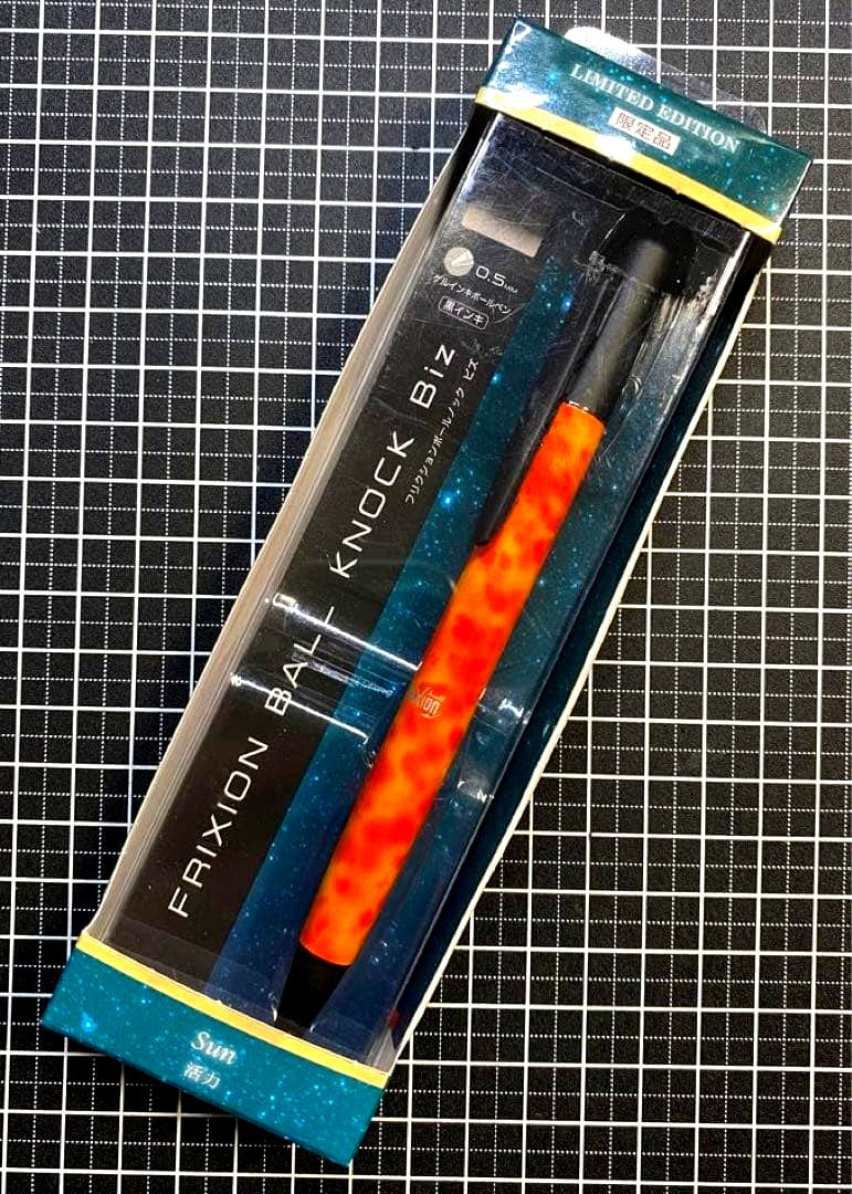 PILOT Frixion Ball Knock Biz 2018 limited color ballpoint pen unopened in sales package with visible wear