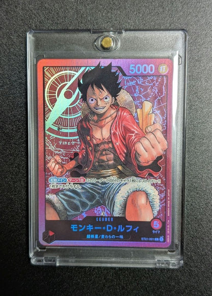 One Piece Monkey D. Luffy L — ST01-001 — Japanese