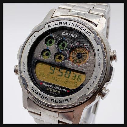 CASIO PENTA GRAPH Digital Men's Watch — Japanese