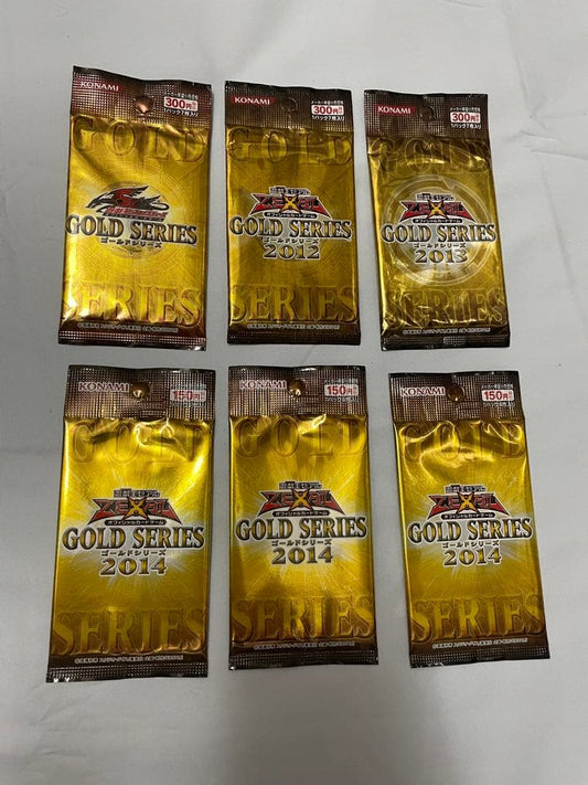 Yu-Gi-Oh Yu-Gi-Oh! Gold Series 2009, 2012, 2013, 2014 6 Pack Pack — Japanese