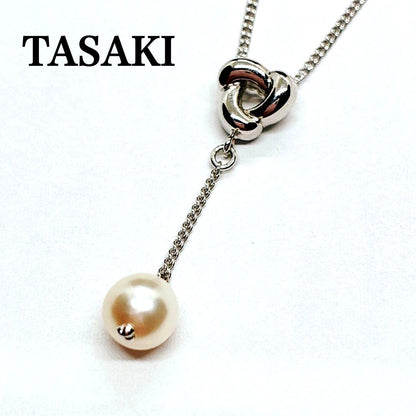 Takashi Pearl Pendant Necklace SV925 with 39-42 cm chain and 6.6 mm pearl pendant
