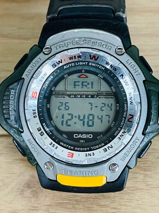 CASIO PROTREK TRIPLE SENSOR Digital Men's Watch — Japanese