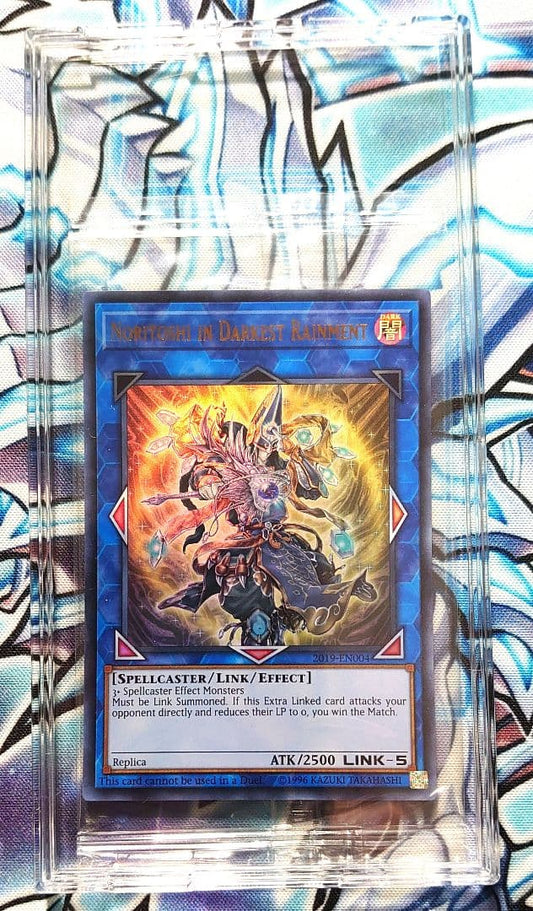 Unopened Yu-Gi-Oh Darkest RAINMENT Noritoshi 2019-EN004 store promo card from Japan