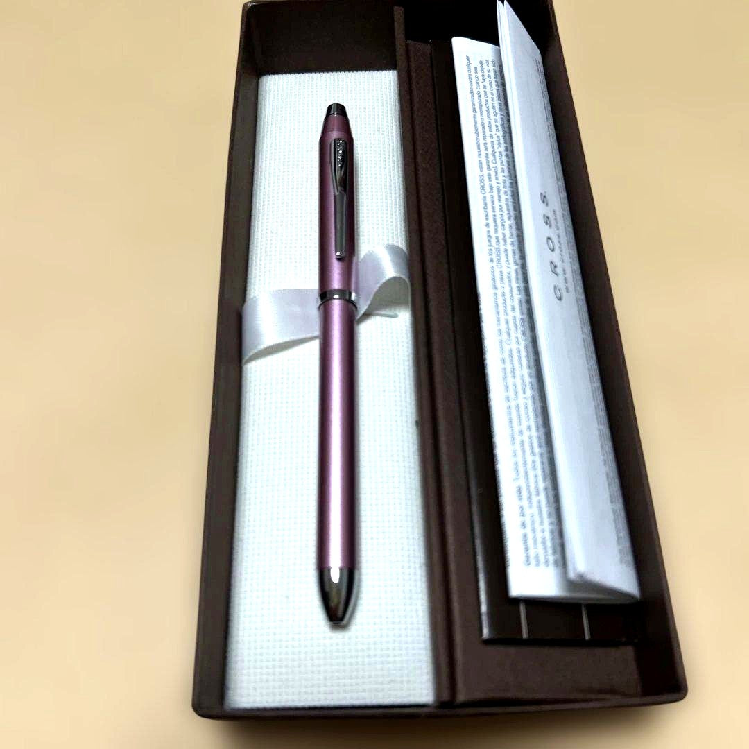 Cross Series AT0090-6 ballpoint pen with black and red ink colors and matching mechanical pencil in gift box