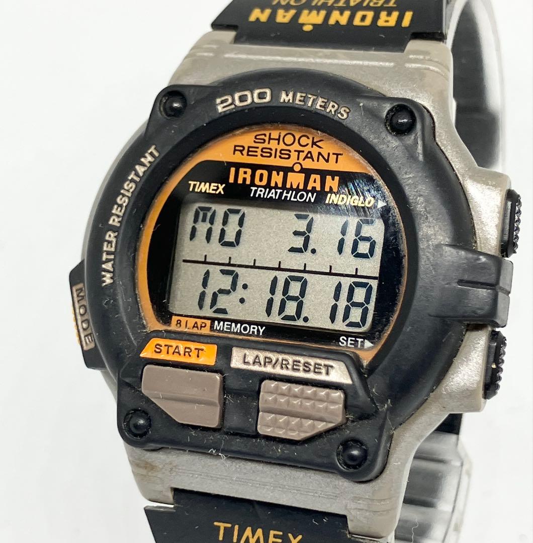 TIMEX Ironman Triathlon 200m Digital Men's Watch — Japanese