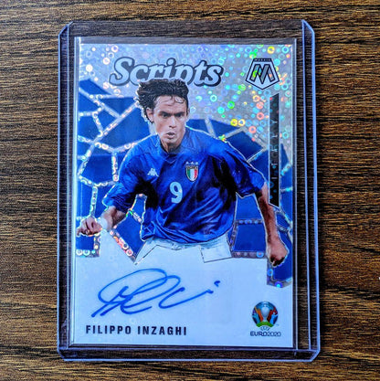 Filippo Inzaghi Autographed Card — Japanese