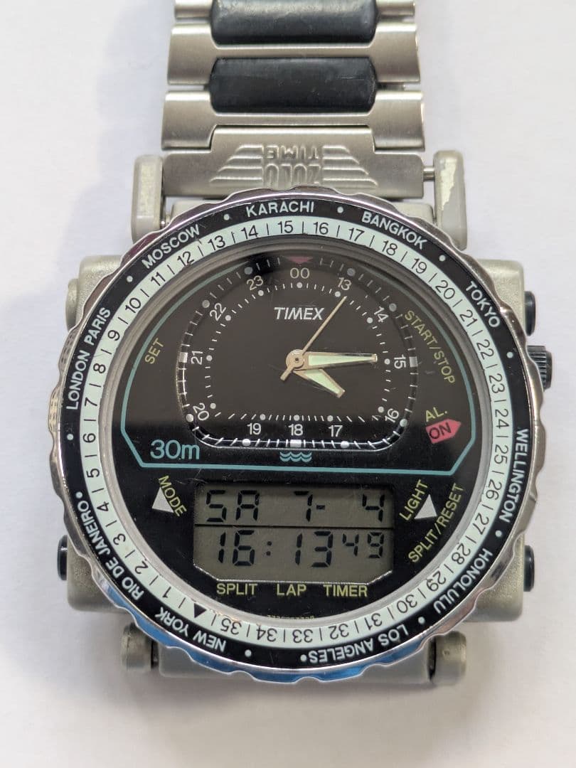TIMEX ZULU 1992 Digital Men's Watch — Japanese