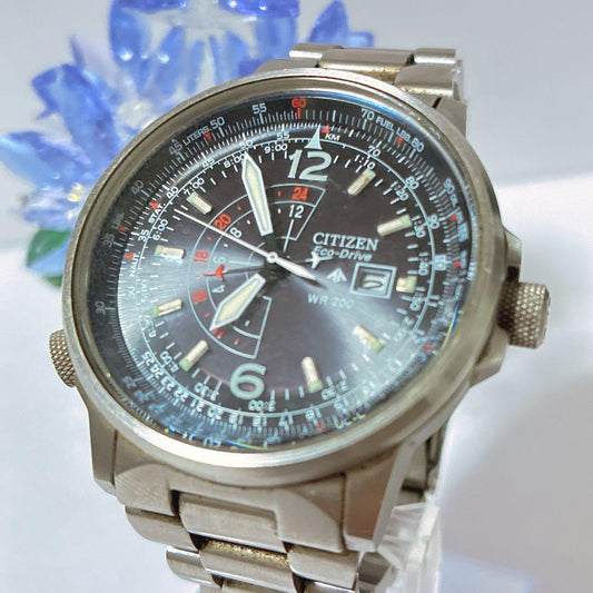 Citizen Promaster Night Hawk WR 200 Solar Men's Watch — Japanese