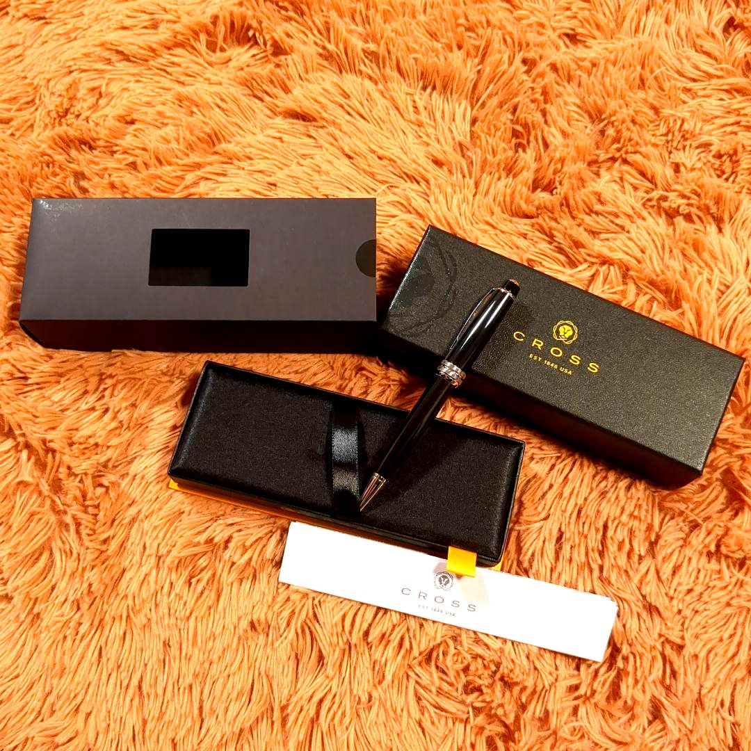 Cross NAT0452-7 black ballpoint pen with original dedicated box brand new Japan import