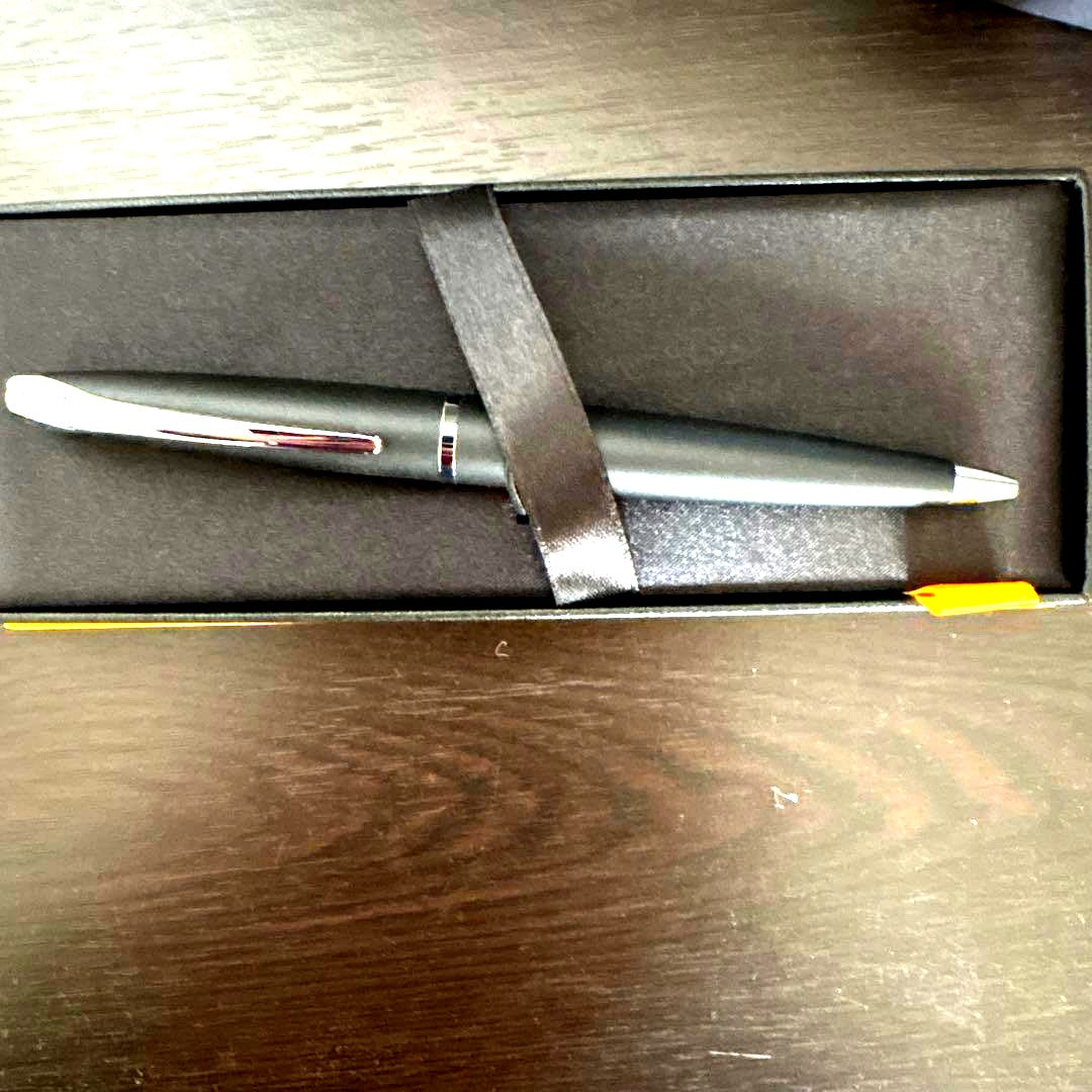 Cross Black ballpoint pen presented with its black box in excellent condition