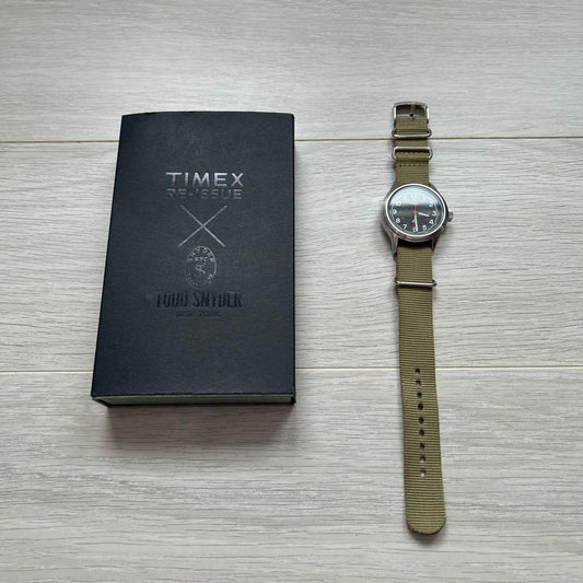 TIMEX リシュー オリーブグリーン Analog Men's Watch — Japanese