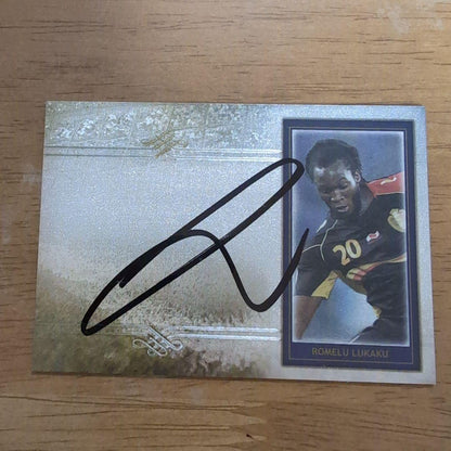 Lukaku Autographed Card — Japanese