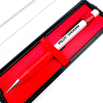 Pilot Fre-Fre 2020 model red mechanical pencil 0.5mm with plastic and metal body and clear case
