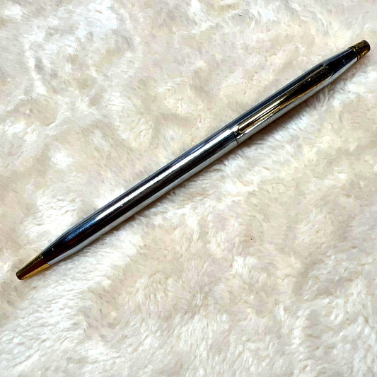 Cross Classic Century Twist Ballpoint Pen with slim silhouette and conical tip in black finish