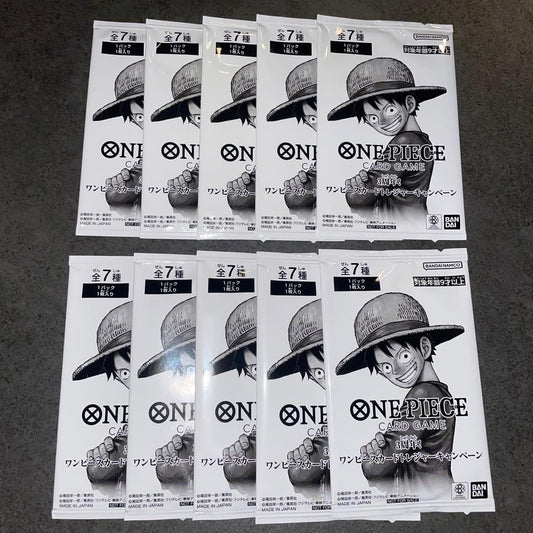 One Piece One Piece Card Game Treasure Campaign 10 Pack Set Pack — Japanese