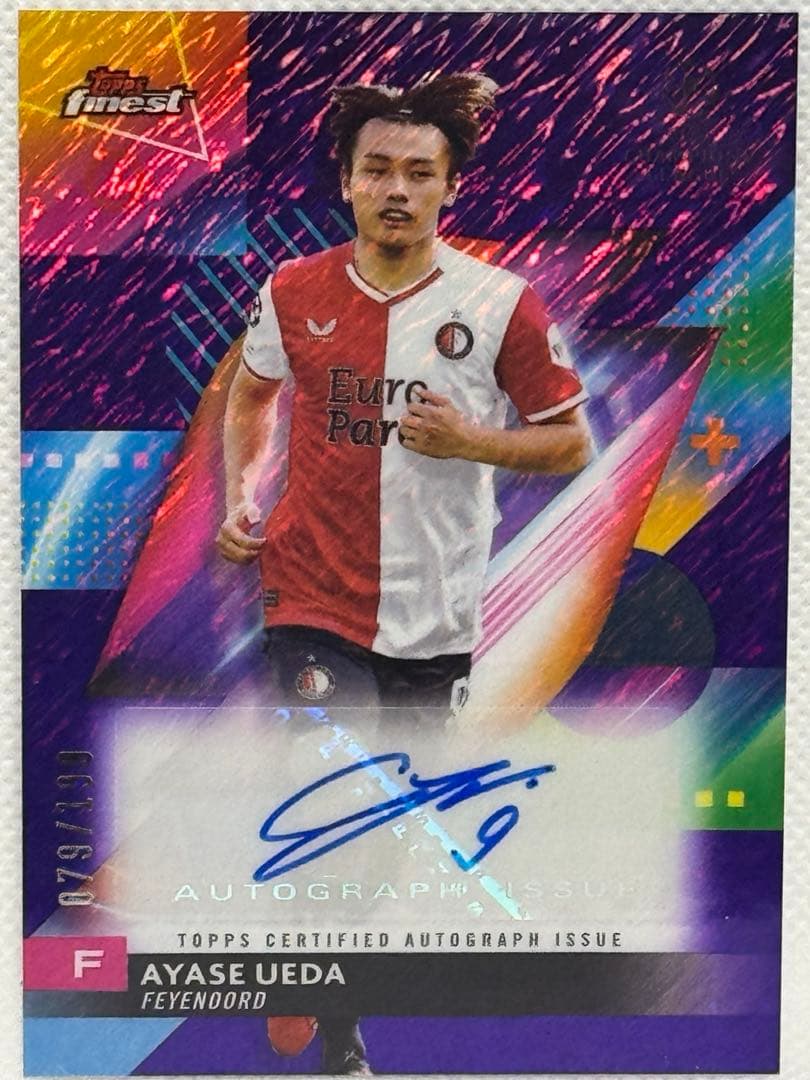 Kyose Ueda 99-Card Limited Autograph Card (Japan National Team / Feyenoord) — Japanese