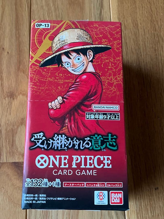 One Piece One Piece Card Game Will of Inheritance Box — Japanese