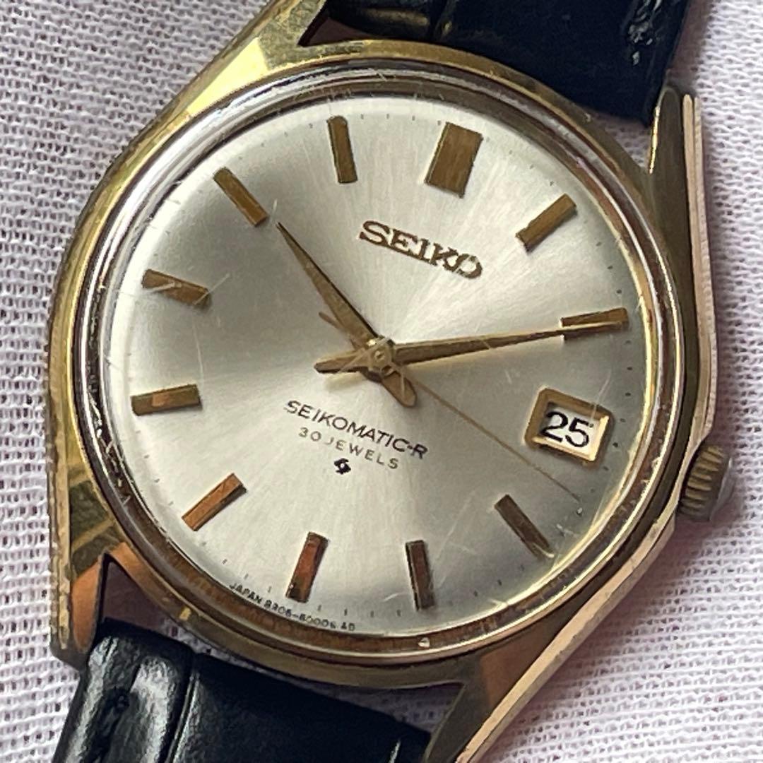 SEIKO MATIC-R 30 JEWELS 8305-8010 SUWA Automatic Men's Watch — Japanese