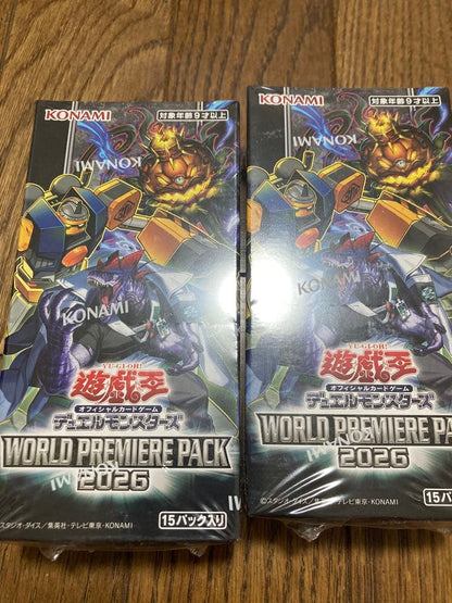 Yu-Gi-Oh Yu-Gi-Oh! World Premiere Pack 2026 2Box Box — Japanese