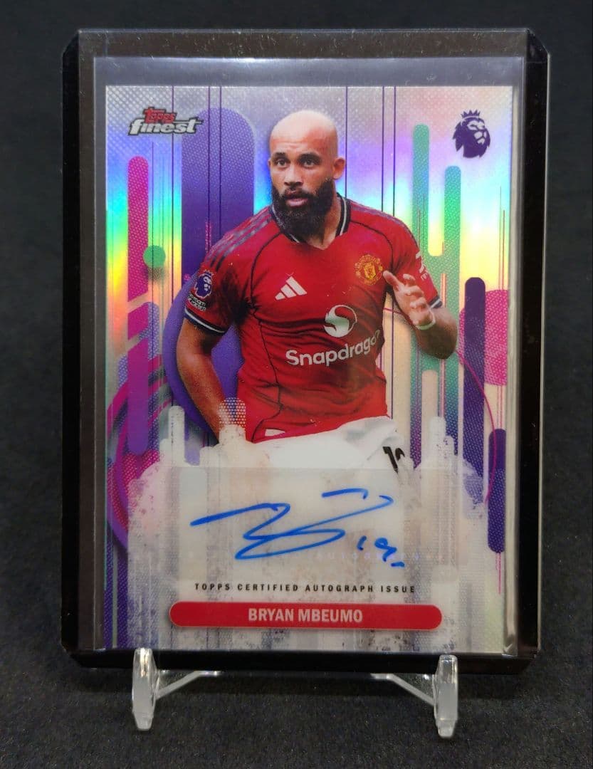 Bryan Mbeumo Autographed Card — Japanese