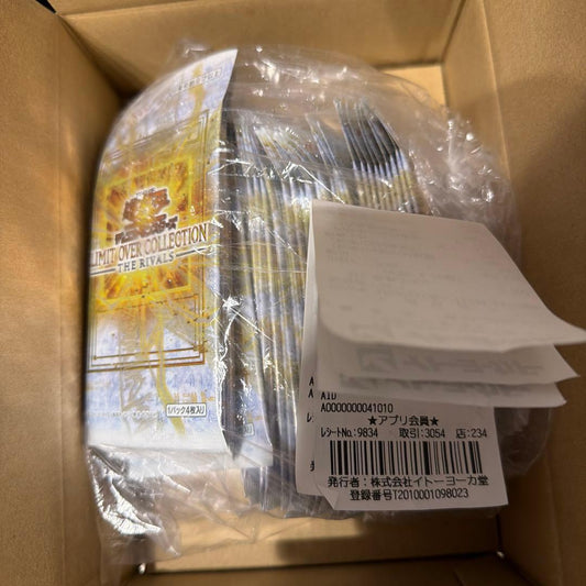 Yu-Gi-Oh Unopened Receipt Attached 60 Packs Limit Over Collection Rivers Pack — Japanese