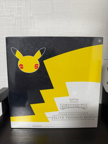 Pokemon 25th Celebrations Pokémon Center Elite Trainer Box Box — Japanese