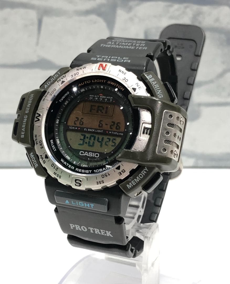 CASIO PROTREK PRT-40 Digital Men's Watch — Japanese