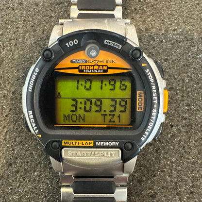 TIMEX Data-Link Ironman Triathlon Digital Men's Watch — Japanese