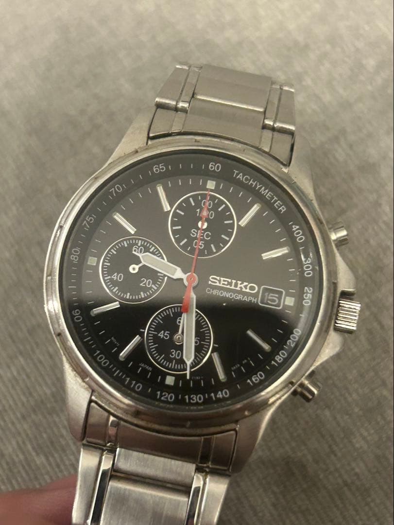 SEIKO 7T92-0BA0 Quartz Men's Watch — Japanese