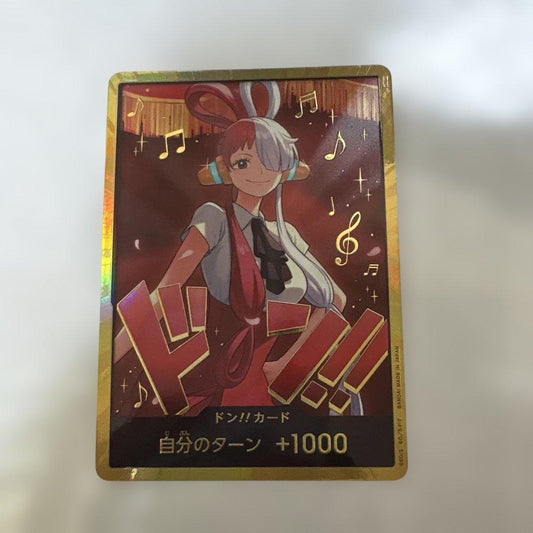 One Piece Uta Gold Don Super Parallel One Piece Card — Japanese