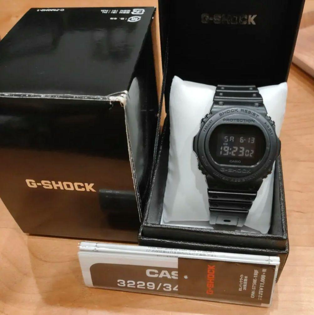 CASIO DW-5750E-1BJF Digital Men's Watch — Japanese